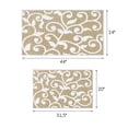 thumbnail image 5 of Sussex Home Non Skid Washable Kitchen Runner Rugs Set of 2 - Ultra-Thin Lattice Area Rugs for Laundry Room, Entryway, Bathroom - Multipurpose Set of 44 x 24 and 31.5 x 20 Inches Floor Mats, 5 of 8