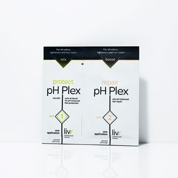 pH Plex Steps 1&2 Protect & Repair Hair Care Treatment - Use with Home Hair Color & Bleach Products - Salon Quality Professional Results at Home - 1 Sachet of Steps 1 & 2