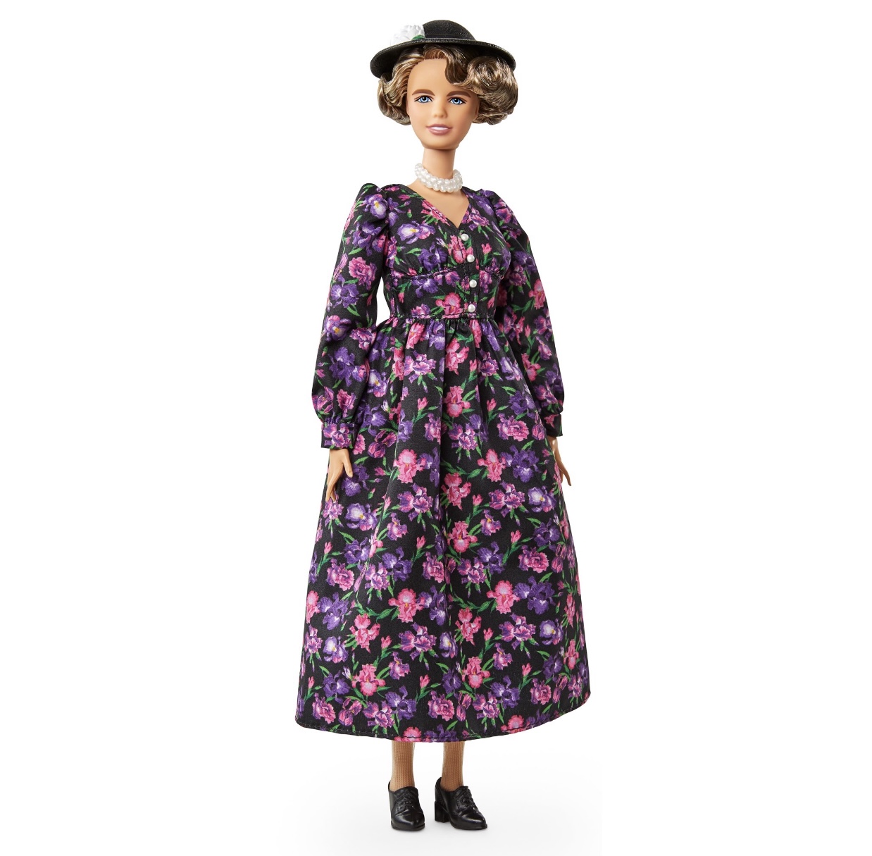 Barbie Inspiring Women Eleanor Roosevelt Doll (12-inch) Wearing Floral  Dress, with Doll Stand & Certificate of Authenticity, Gift for Kids &