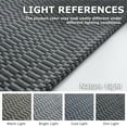 thumbnail image 3 of iOhouze 4x6 ft Area Rug for Bedroom Livinging Room Washable Rugs with Rubber Backing Cotton Braided Boho Floor Carpet Entry Rug Charcoal Grey/Dark Grey, 3 of 8