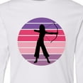 thumbnail image 4 of Inktastic Archery Bowhunting Female Archer Long Sleeve Youth T-Shirt, 4 of 5
