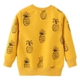 thumbnail image 5 of HXWCHs Toddler Boys Sweatshirts Kids Long Sleeve Crewneck Pullover Cartoon Print Shirts Size: 4-5 Years Yellow, 5 of 7