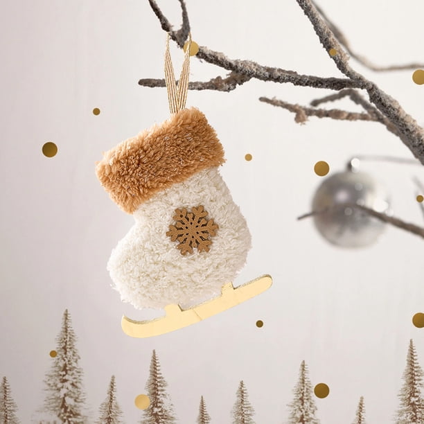 Christmas Stocking Pendants Christmas Tree Pendants Christmas Decorations Festive Ambience Scene Layout Small Pendants