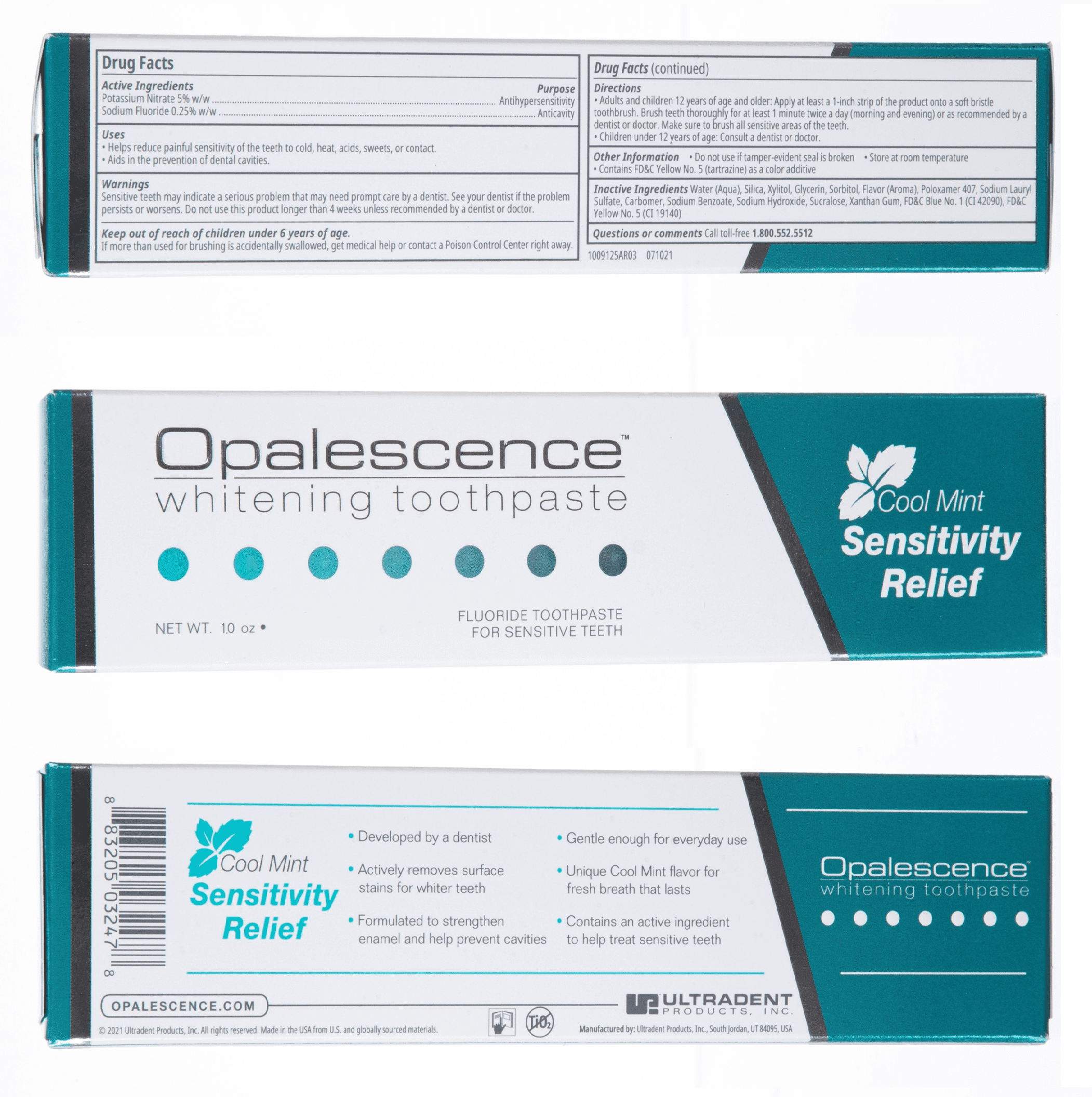 Opalescence Go 15% Prefilled Teeth Whitening Gel Trays (7 Treatments) Cool Mint Hydrogen Peroxide