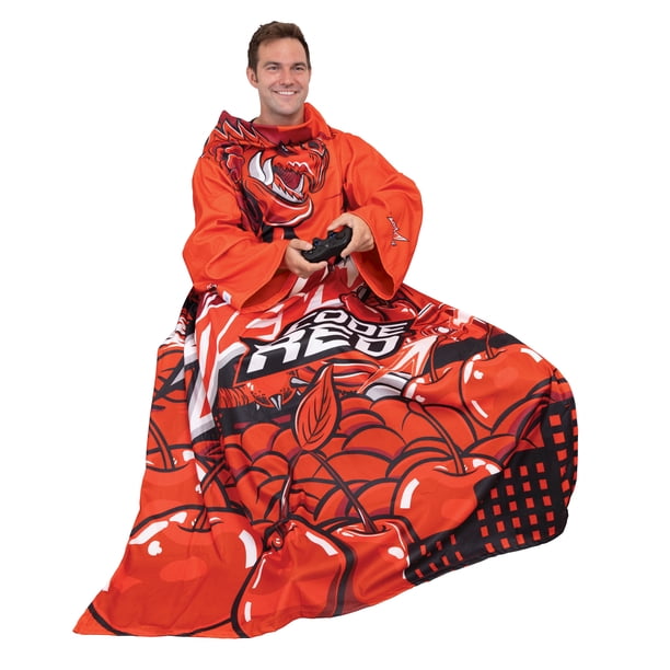Snuggie Fleece Wearable Blanket with Sleeves, Mountain Dew Code