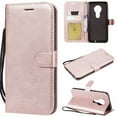 thumbnail image 1 of [PST] Motorola Moto G7 Power Case, Leather Magnetic Card Slot Wallet Folio Flip Case Cover, 1 of 6
