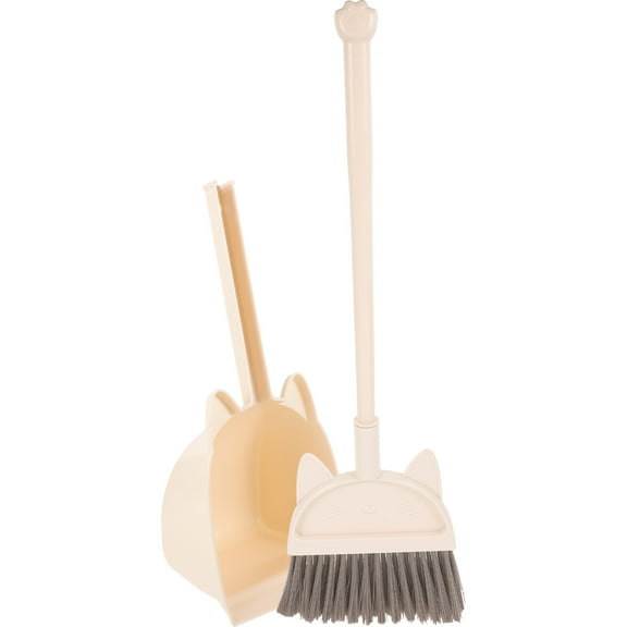 GAXIRE 1 Set Toddler Broom Beige Plastic for Housework Use