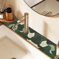 thumbnail image 2 of Yayeee Faucet Mat for Kitchen Sink 30" Diatomite Long Splash Guard Pad, Black Abstract, 2 Pack, 2 of 7