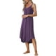 thumbnail image 4 of Vestido de pijama de lounge para mujeres INSPIRE CHIC, ropa de dormir, vestido de noche, tirantes de espagueti, camisón, color púrpura, 4 of 6