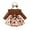 Brown-b, variant on HNMKIU Baby Girl Outfits Thanksgiving Bodysuit Tutu Skirt Headband Clothes Set with Long Sleeve Romper for Holiday Photoshoot and Party White-c,6-9 Months