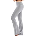 thumbnail image 2 of LAVRA Women's Bootcut Yoga Pants High Waisted Cotton Stretch Flare Leg, 2 of 3