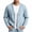 Light Blue, variant on Men's Denim Jacket With Pockets V Neck Button Down Jacket Long Sleeve Fashion Casual Cardigan