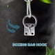 thumbnail image 2 of 4 Pack 304 Stainless Steel Eye Plate with Ring M6 Eyelet Hooks,Wall Hook with Screw for Hanging Hammock Boxing Yoga Rope, 2 of 5