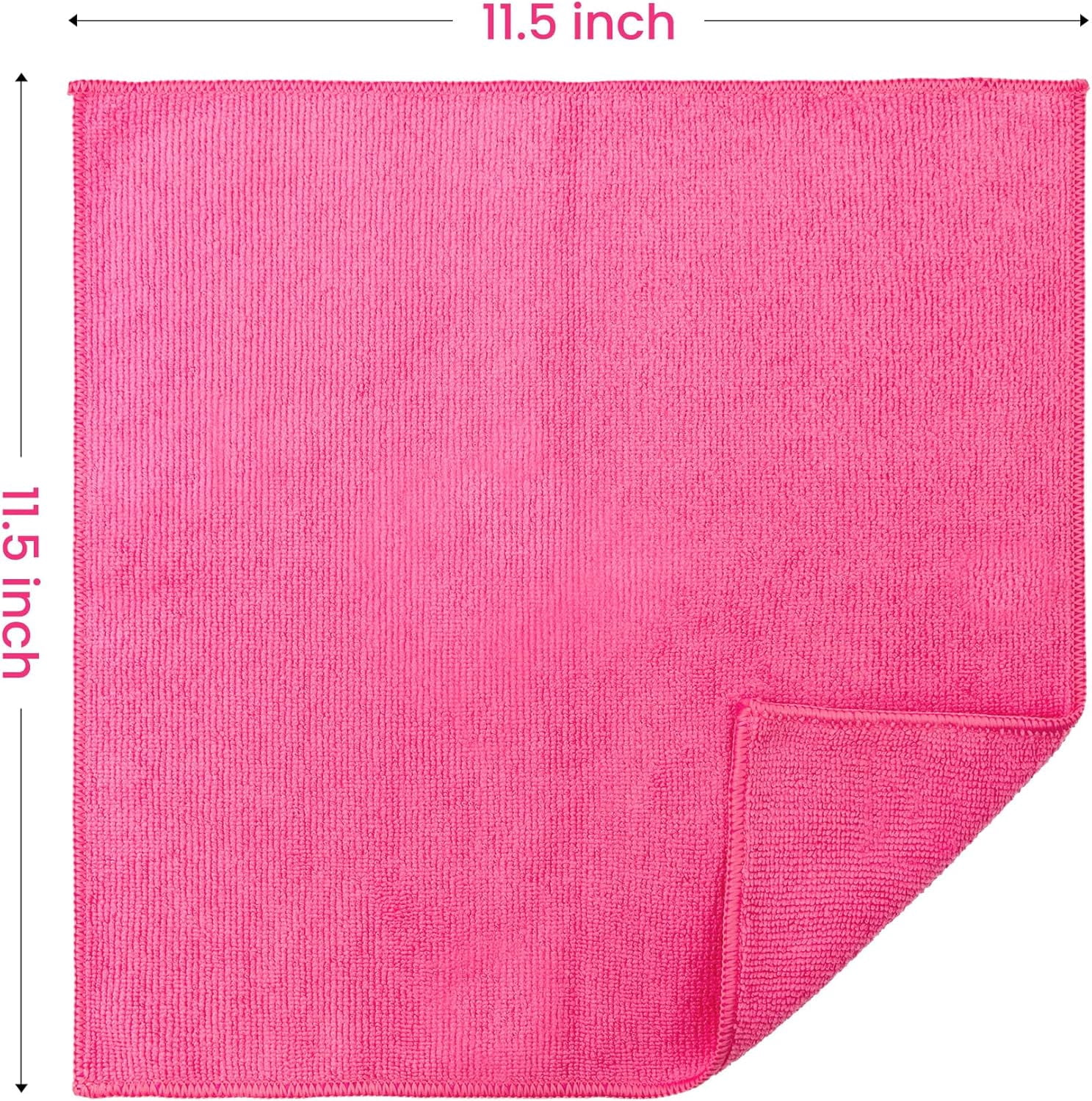 Washcloths, 50 Pack Multicolour Wash Cloths for Bathroom, Spa, and Gym Towel, 10 x 10 Inch Face Towels Microfiber Soft Hand Towel