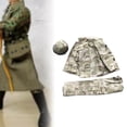 thumbnail image 1 of Abrigo de muñeca en miniatura,Figura a escala 1/6,abrigo superior con pantalones,uniforme.,Modelo de chaqueta y pantalón de manga larga a escala 1/6,Accesorio para modelo de muñeca de 12, 1 of 9