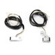 thumbnail image 2 of 2PCS Mini LED Cornering Lamp Turning Signal Light Corrosion Resistant Aluminium Alloy Motorcycle AccessorySilver Shell White Mirror, 2 of 5