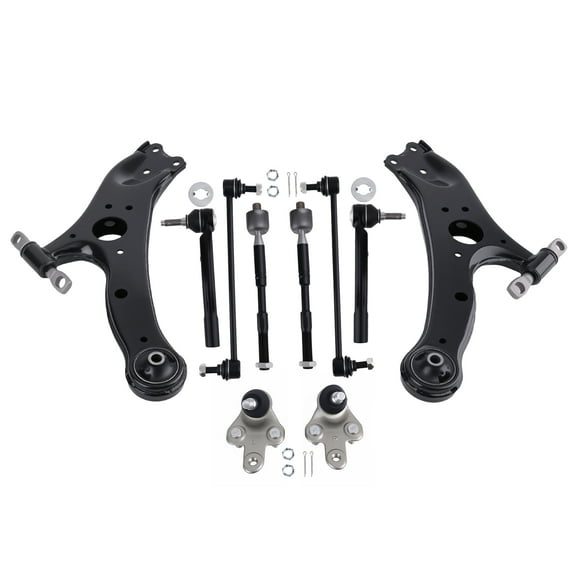 maXpeedingrods 8Pcs Front Lower Control Arm Kit for Toyota Sienna 2011-2020, Suspension Kit with Ball Joint Sway Bar End Links Tie Rod Ends, K622036 K622035