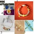 thumbnail image 5 of 147 cuentas de vidrio con forma de ojo de gato de 8 mm, redondas, espaciadoras, sueltas, para pulseras, collares, pendientes y bisutería - índigo, 5 of 5