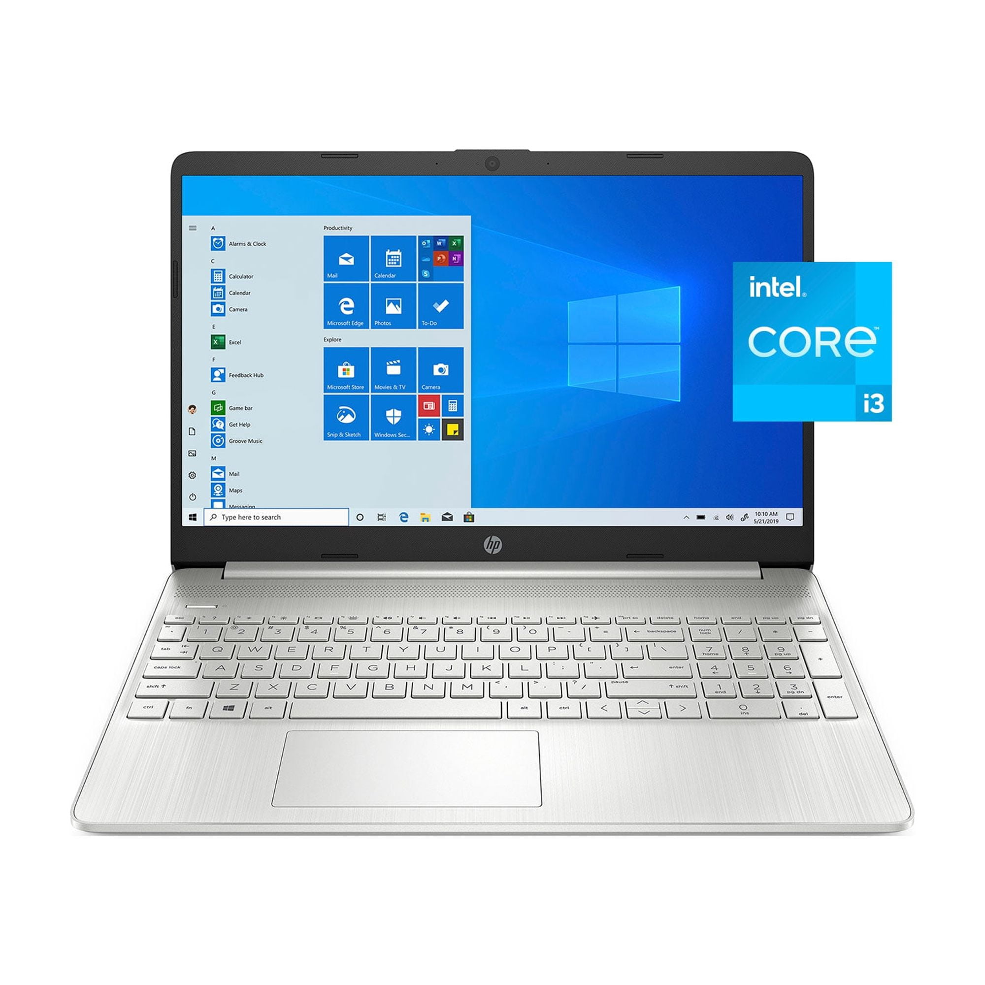 HP 15” i3 TOUCH-SILVER