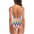 thumbnail image 2 of Traje de baño brasileño de una Pieza con Espalda Baja y Corte Alto Retro para Mujer Traje de baño Onda M Onda M Xishao ropa, 2 of 2