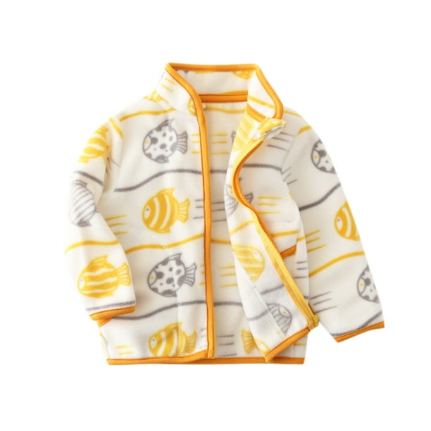Gibobby Chaqueta de invierno para niñosCaliente niñas polar dibujos animados bebé niños trajes lindo infantil Tops ropa abrigos niñas abrigo y chaqueta(Blanco, 5-6 Años)