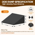 thumbnail image 5 of Dog Wedge Ramp for Stairs/Staircases, Portable & Lightweight Pet Ramp with Non-Slip Surface for Small Size Dogs Cats, Low Angled Dog Ramp for Elderly & Injured Pets (100LBS Capacity, 6Packs), 5 of 9