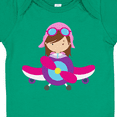thumbnail image 4 of Inktastic Pilot Girl, Airplane, Plane, Flying, Brown Hair Girls Baby Bodysuit, 4 of 5