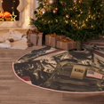 thumbnail image 5 of Sikiie Patriotic Deer Soldier Salute Christmas Tree Skirt, Christmas Tree Decorations, Christmas Decor, Tree Mat Decoration(30-48IN)-48", 5 of 6