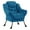 Navy Blue, variant on Lazy Chair for Living Room, Modern Large Accent Lounge Armchair with Side Pocket, Comfy Leisure Sofa Reading Chair, for Bedroom, Living Room, Dorm Rooms and Office