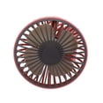 thumbnail image 4 of Bgsha Car Fan USB Fan With Night Light 360° Rotating Clip Fan For Car Truck SRV, 4 of 7