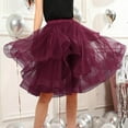 thumbnail image 2 of Women's Tulle Skirts Layered Tulle Tutu Skirt Skirts 1950s Vintage Ballet Bubble Skirt Tulle Petticoat Women's Girls Party Favor Dance Tulle Skirts Tulle Tutu Skirts Party Festival Carnival, 2 of 5