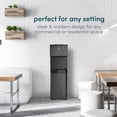 thumbnail image 3 of Avalon A3BLK Self Cleaning Bottom Loading Water Cooler Dispenser, 3 Temperature-UL/Energy Star Approved-Black Stainless Steel, 5 Gallons, 3 of 5