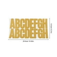 thumbnail image 2 of HLONK6 Sheets Letters for Mailboxes outside Decals Peel and Stick Stickers Car Golden, 2 of 8