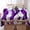 Purple, variant on Red White Moire Tablecloth Rectangle Table Cloth 52x70, Waterproof Outdoor Table Cloth Covers Decorative Table Protector, Modern Abstract Art Washable Table Cover for Kitchen Dinning Party