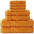 thumbnail image 2 of Prime Collections Ultra Soft Luxury Bamboo Cotton Bath Towel Set 8 Piece Towels 600 GSM 2 Bath Towels 2 Hand Towels and 4 Washcloths, 2 of 7