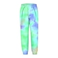 thumbnail image 5 of Kids Girls Boys Tie-dye Printed Sweatpants Quick Dry Athletic Pant Loose Boho Trousers Jogger Pants for 3-15 Years, 5 of 5