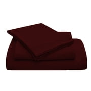 6 Piece Luxury Rayon Made From Bamboo Sheets Set- King Burgundy Sheets, Softer Than Cotton-Up To 16 Deep Pockets-Wrinkle Free-Extremely Soft Bamboo Derived Rayon Sheets- King,Burgundy