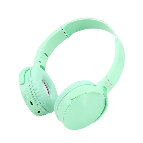 CXALSSY X3 Active Noise Cancelling Headphones, Over-Ear Headphones with Mic for Kids/Adults/Teen/School/TV, Green