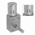 thumbnail image 5 of Micro High Torque DC Gear Motor with Speed Reduction Turbine Electric Reversible Worm Gearbox 12V M8x33mm Shaft 210RPM Self Locking Capability, 5 of 5
