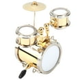 thumbnail image 1 of Filfeel Mini Tambour Ornement, Ornement d'Instrument de Musique, Miniature Instrument de Musique Réplique Ensemble de Tambours Ornement Cadeau Batteur, 1 of 10