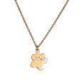 thumbnail image 2 of Collar Mujer Huella de Perro LuckyLy Acero Inoxidable con Baño de Oro 18k o Color Plata Modelo Canny UNITALLA, 2 of 7
