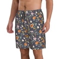 thumbnail image 2 of Naloa Wildflowers Men's Beach Shorts, Surfing shorts, Swim trunks, Quick Dry Swim Trunks for Surfing Beach Fun - XX-Large, 2 of 9