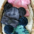 thumbnail image 4 of CC Kids Pom Pom Tie-Dye Beanie - Soft, Warm Hats for Babies and Toddlers - Cozy Winter Wear, 4 of 5