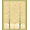 Gold, Pattern 4, variant on ODIKA 4'x6' Machine Washable Non-Slip Area Rug, Chinoiserie Cream High Traffic Rug, Beige, 1089641