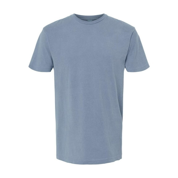 M&O - Unisex Vintage Garment-Dyed T-Shirt - 6500M - Blue Jean - Size: S