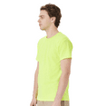 thumbnail image 5 of Gildan Men's Hi Vis Safety T-Shirt, 50/50 Cotton/Poly, Short Sleeve High Visibility Green Tee, Sizes L, 5 of 5