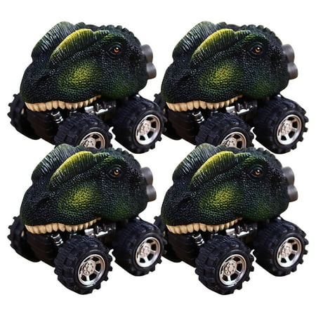 

TMOYZQ Christmas Toys for Baby Girls Boys Children s Day Gift Toy Dinosaur Model Mini Toy Car Back Of The Car Gift 4PCS Christmas Gift for Toddler on Clearance