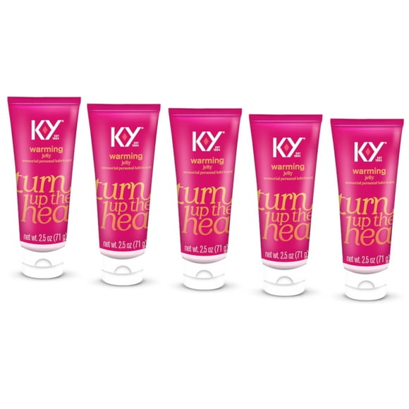 K-Y Gel Lubrifiant Personnel Sensoriel 2.5oz - Lot de 5