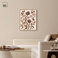 thumbnail image 2 of Sepia Sepal III Canvas Boho Floral Print by Art Remedy, Gold Frame, 30 x 36, 2 of 7