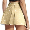 thumbnail image 2 of Gibobby mini faldas de mujer de tenis con estampado casual para mujer Falda deportiva de yoga Falda corta Falda corta(Caqui, XXL), 2 of 4